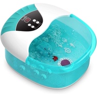(🇸🇬 SG Shop) Foot Bath Maxkare Foot Spa Massager with Heat, Bubbles Vibration, Red Light and Temperature Control