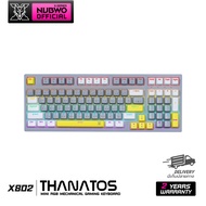NUBWO คีย์บอร์ดเกมมิ่ง Mechanical MINI RGB  มีให้เลือก 3 สี รุ่น X802 สินค้ารับประกัน 2 ปี