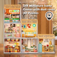 DIY Miniature House /3D Puzzles/DIY House Model Kits mini house