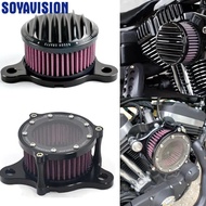 Air Cleaner Intake Filter System Kit For Harley Sportster XL883 XL1200 Iron 883 Seventy Two 1991-202