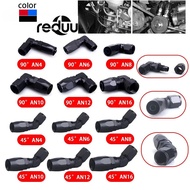 Universal AN4 6 8 10 12 16AN 45° 90° Oil Fuel Cooling CPE Swivel-Hose End Fitting Connector Oil Cool