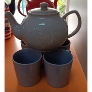 Ceramic Teapot Western Style (No Tea Filter) Size 800ml/Set With 11 Oz. Mug (4 Sheets) The Product T