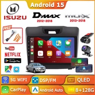 4 Core 8+128G Car Radio for Isuzu D-MAX 2012-2018 MU-X 2013-2018 with Wireless Carplay & Android Aut