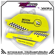WIN Striping Variations of TRANSPARENT WIN Stickers CODE F.21 PREMIUM MATERIAL
