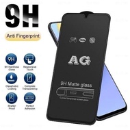 OPPO A3S A12E A12 A5S A7 F7 F5 F9 F5 Matte Black Tempered Glass Screen Protector (AG MATTE)