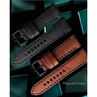 Watch STRAP WATCH STRAP ORIGINAL LEATHER WATCH STRAP ALEXANDRE CHRISTIE SIZE 26 MM 26MM