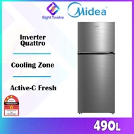 [EXPRESS DELIVERY] Midea Refrigerator 400L/490L/600L Inverter Quattro 2 Door Fridge | Peti Sejuk | 冰