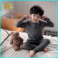 BH2 Winter and Autumn Children's Thermal Underwear Set Boys' Striped Autumn Clothes Long Johns Pajam