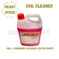 🔥Fast Delivery🔥4.8KG / 4L Acidic 911 Coil + Condenser Cleaner Air Cond Chemical Red (Extra White)