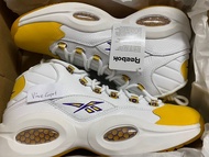 Reebok Question Mid Yellow Toe 湖人色 籃球鞋 US12 35-46碼