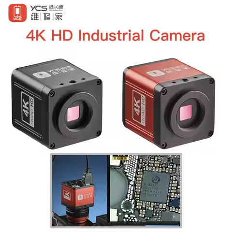 YCS Y108 4K Industrial Microscope Camera 1/1.8 CMOS Sensor Auto White Balance & HD Imaging with HDMI