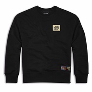 เสื้อแขนยาว - DUCATI ENERGY VAN ORTON BLACK ROUND-NECK SWEATSHIRT