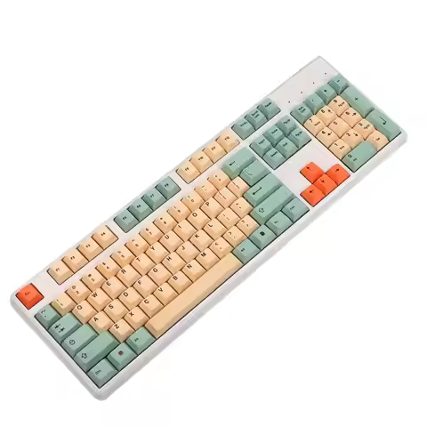 Hami Melon Dye-sub PBT Keycaps German Spain UK French ISO For MX Switches Keyboard 104 87 61 Filco Y