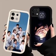 HK-18 EXO BOY Shockproof Casing for Black and White Silicone Infinix Note Zero 40Pro Infi 40S 30 40P