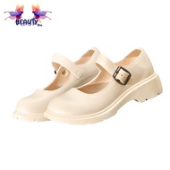รองเท้าน่ารัก สำหรับผู้หญิง  คัชชูยางหุ้มส้น สไตล์ญี่ปุ่น นิ่มเท้า กันน้ำ พร้อมส่ง T242