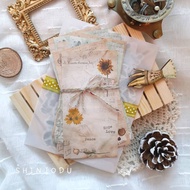 Junk Journal Kit Set (Plant Theme) | Shinjodu | Journal | Sticker | Paper Ephemera