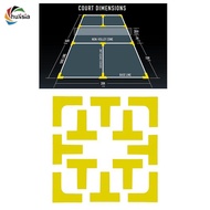 chulisia Pickleball Court Marker Kit Tennis Court Court Lines Marker Accessory Lines Marking for Ten
