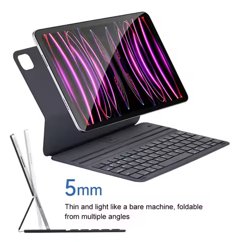 Smart Keyboard Folio Cover with Two Viewing Angles Magnetic Keyboard Case for iPad Pro 11inch 2018 f