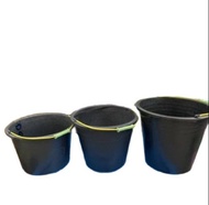 Ember Karet Hitam Anti Pecah - Ember Karet Tebal - Ember Pel Tebal - Ember Cuci Karet Tebal