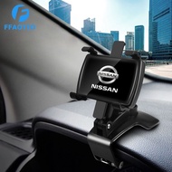 FFAOTIO Car Phone Holder Dashboard Universal Cellphone Mount Stand Car Accessories For Nissan Note GTR Qashqai Serena NV350 Kicks Sylphy NV200 X Trail Teana Elgrand