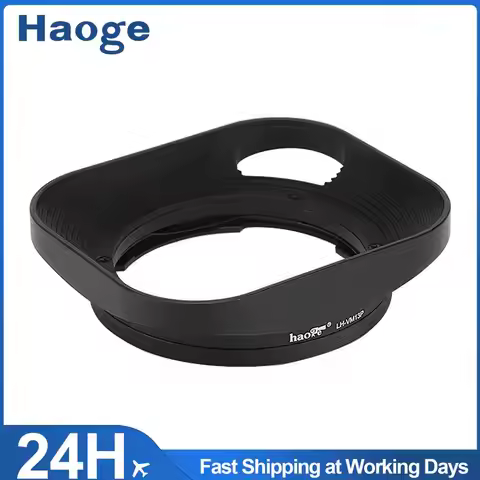 Haoge LH-VM13P Bayonet Metal Square Lens Hood for Voigtlander ULTRON 35mm F2,35mm F1.5,28mm F2, 21mm