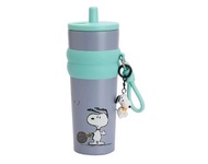 TORA แก้วน้ำเก็บอุณหภูมิ Snoopy พร้อมพวงกุญแจ 3D ความจุ 700 มล. สีเทา รุ่น RK3008M SNOOPY25