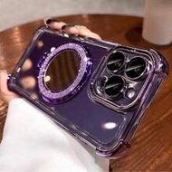 Transparent Anti-Drop Magnetic Makeup Mirror Stand, Compatible With IPhone 17/6/7/8/X/XS/XR/11/12/13