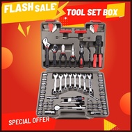 BTools 82 PCS Tools Socket Wrench Set Car Tools Set Torque Wrench Tool Box Set Wrench Tools Set