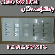 Switch switch 6gang 9gang 12gang 15gang 15 12 9 6 gang grid switch panasonic inbow