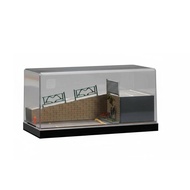 [szlztmy2mg] Alloy Car Display Desktop Ornament Detailed Resin Diorama Box for Car Diorama Scene Col