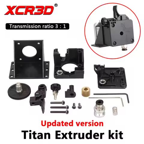 XCR3D Titan Extruder 3D Printer Parts For E3D V6 Hotend J-head Bowden Mounting Bracket 1.75mm Filame