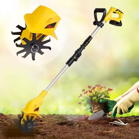 20V Lawnmover Electric Ripper Handheld Garden Weeder Mini Tiller Rotary Tiller Cultivator Excavator