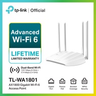 TP-Link TL-WA1801 AX1800 Gigabit Wi-Fi 6 Access Point Dual Band ความเร็วรวมสูงถึง 1.8 Gbps มาพร้อมเส