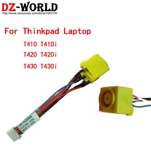 DC-in Cable Power Jack Connector for Lenovo ThinkPad T410 T420 T430 i Laptop 0B41319 45M2893 04W6888