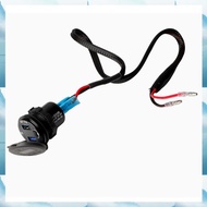 [W F S B] Motorcycle USB Charger QC3.0 Dual USB Socket 12V-24V for  NX500 NX400 CB500X CB400X 2021-2