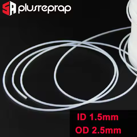 1Meter 1.5mm x 2.5mm / 0.8mm x 1.2mm PTFE Tube For 3D Printer Parts