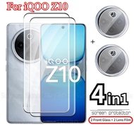 4in1 Tempered Glass For iQOO Z10 5G 2025 Screen Protector Film Camera Lens Protective Films Cove Viv