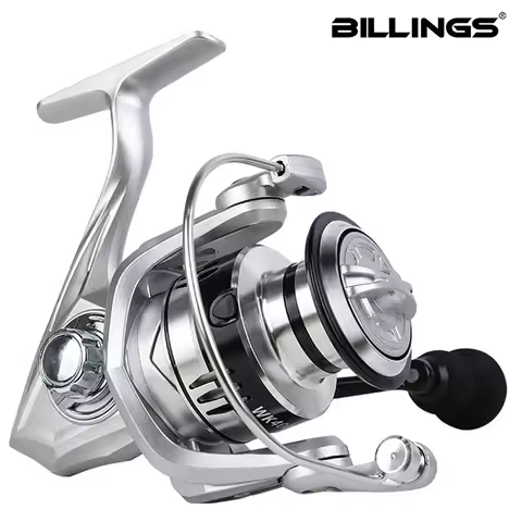 BILLINGS Spinning Reel Saltwater Freshwater Fishing Reels 12KG Max Drag Metal Spool Left/Right Inter