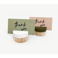 Circle Photo holder | Wood photo holder | TAG price holder