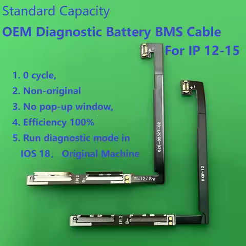 Standard Capacity Diagnostic Battery Protection Board Flex Cable No Pop Up Reminer For iPhone 12 13 
