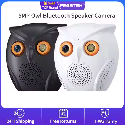 1080P WiFi Camera 3MP Home Security 120° Wide Angle Bluetooth Speaker Two-way Intercom Night Vision