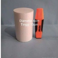 Round Diameter 6cm (Square 6x6cm) Dummy Cake Styrofoam Cork High Cake Choose in Variants