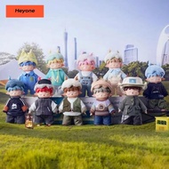 Heyone Mimi S City Walk Series หุ่นไวนิลตุ๊กตาผ้ากำมะหยี่แอ็กชันของเล่นสะสมจี้กระเป๋าพวงกุญแจของขวัญ