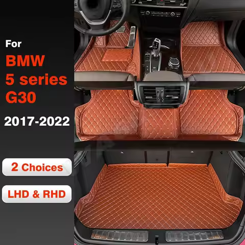 Custom Car floor mats for BMW 5 Series 5 Series M sport G30 525i 530i 540i 2018 2019 2020 2021 2022 