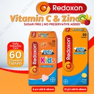 Redoxon Kids Double Action / Redoxon Adult Double Action Vitamin C and Zinc Chewable Tablets (60's)