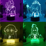 SQ2 Blue Archive Night Light Anime 3d Lamp Remote LED Charging USB Lighting Project MX Collection Ho