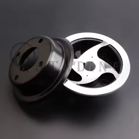 4 inch aluminum alloy Split wheel hub rim 17mm or 19mm Inner hole For Electric Scooter wheelchair 4"
