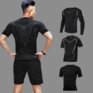 Breathable quick drying sports tops tight pants and daily running and swimming outfits