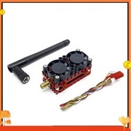 5W 5.8G VTX 5000mW 48CH FPV Video Transmitter with Cooling Fan 2S-6S for FPV Long Range RC Drone