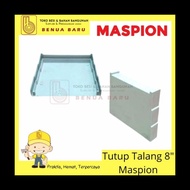 MANTAP TUTUP TALANG AIR PVC KOTAK 8 INCH MASPION / TUTUP TALANG KOTAK PVC 8" MANTAP